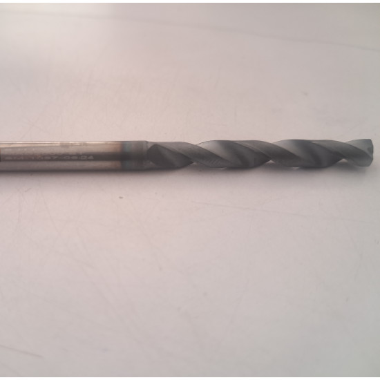 Solid Carbide Drill -  Diameter 4.0 mm x 35mm Flute Length x 80 mm Over All Length x 6.00mm shank TiAlN Coated - Non Through Coolant