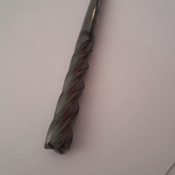 MICROGRAIN SOLID CARBIDE CENTRE CUTTING ENDMILL DIA 10 X SHANK DIA 10 X CEL 22X OAL 72 X 4 FLUTES X HELIX 30 DEGREE, TiAlN Coated 